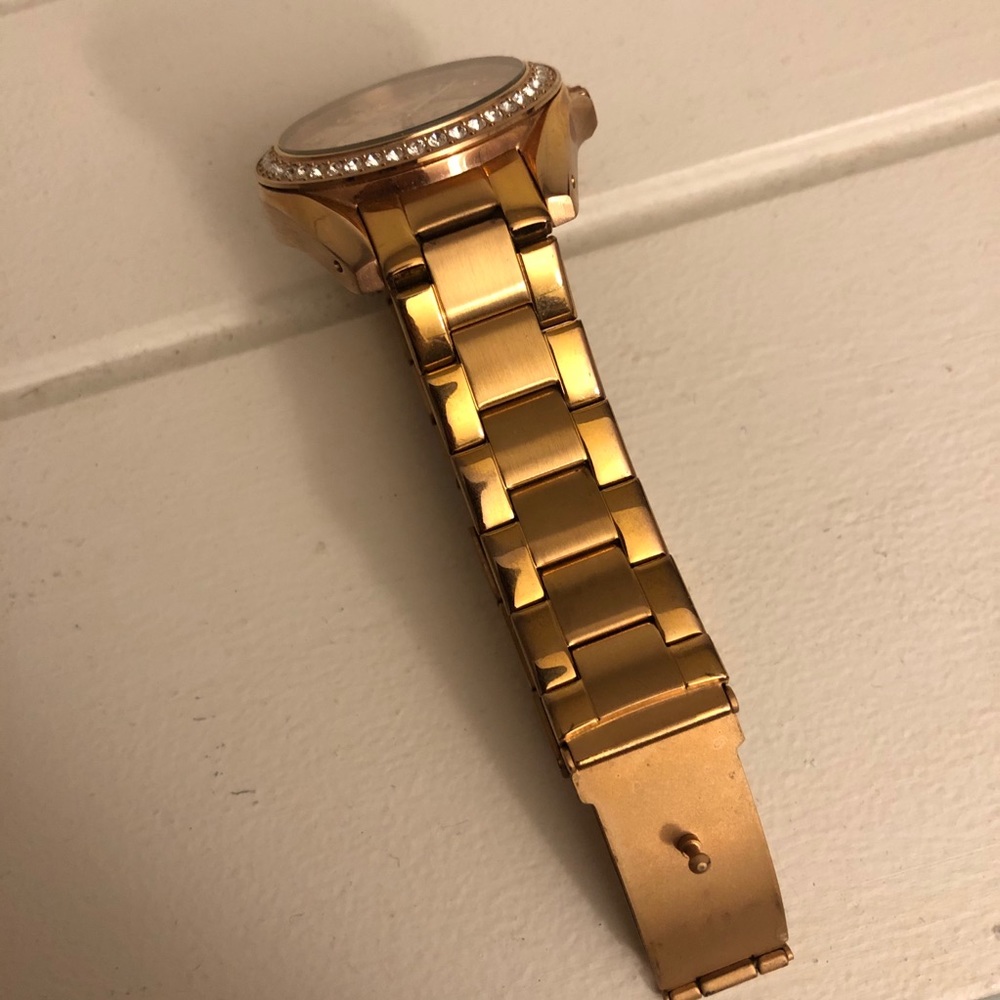 Fossil Rosegold Riley Rhinestones Women’s Watch - Picture 5 of 7